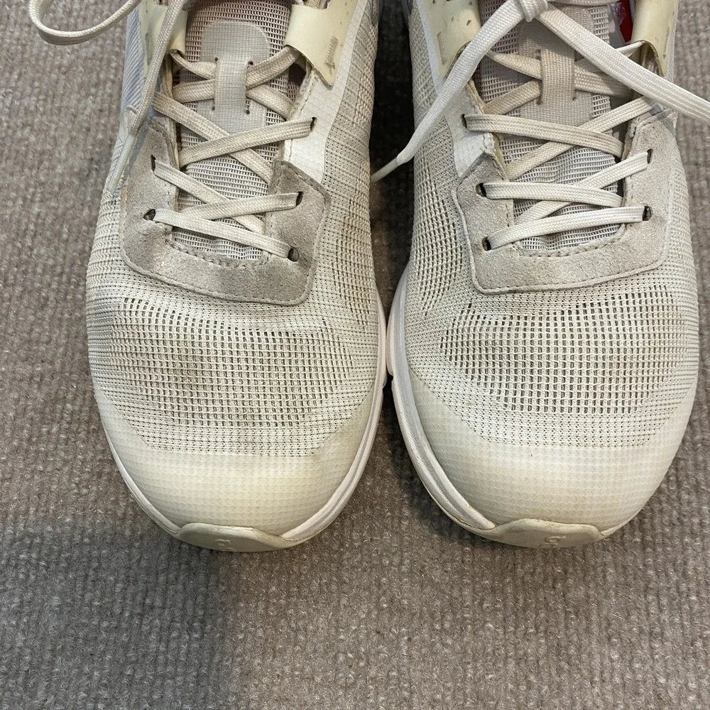 On Running Shoes Womens Size 10 White CloudTec Cushioned Mesh Sneakers 87.98116